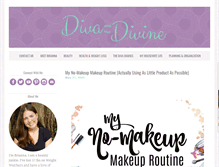 Tablet Screenshot of divaandthedivine.com